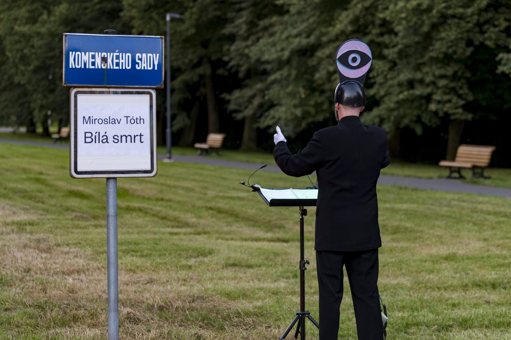 NODO – Miroslav Tóth: White Death, 24 June 2026, Komenského sady, Ostrava – Jan Bubák (photo by Martin Popelář)