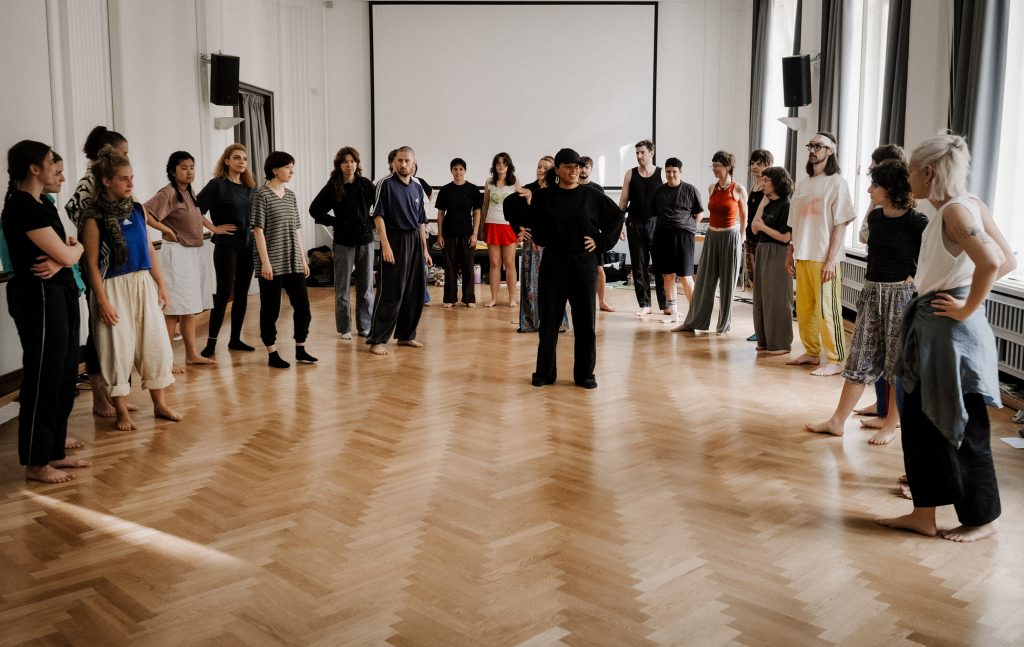 Isabel Lewis at her workshop (Photo by Adrian Vaco)